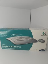Logitech Cordless Access Duo Mouse Keyboard New Open Box