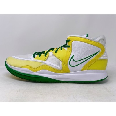 Nike Kyrie Infinity 'Oregon Ducks PE' Yellow White Sneakers, Size 16 SAMPLE