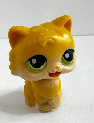 Littlest Pet Shop LPS Magic Motion Cat (RARE Gen 1 AUTHENTIC) Green Eyes 2005