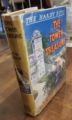 1927 HARDY BOYS # 1 The Tower Treasure Franklin W Dixon DJ Printing 1942 A-23
