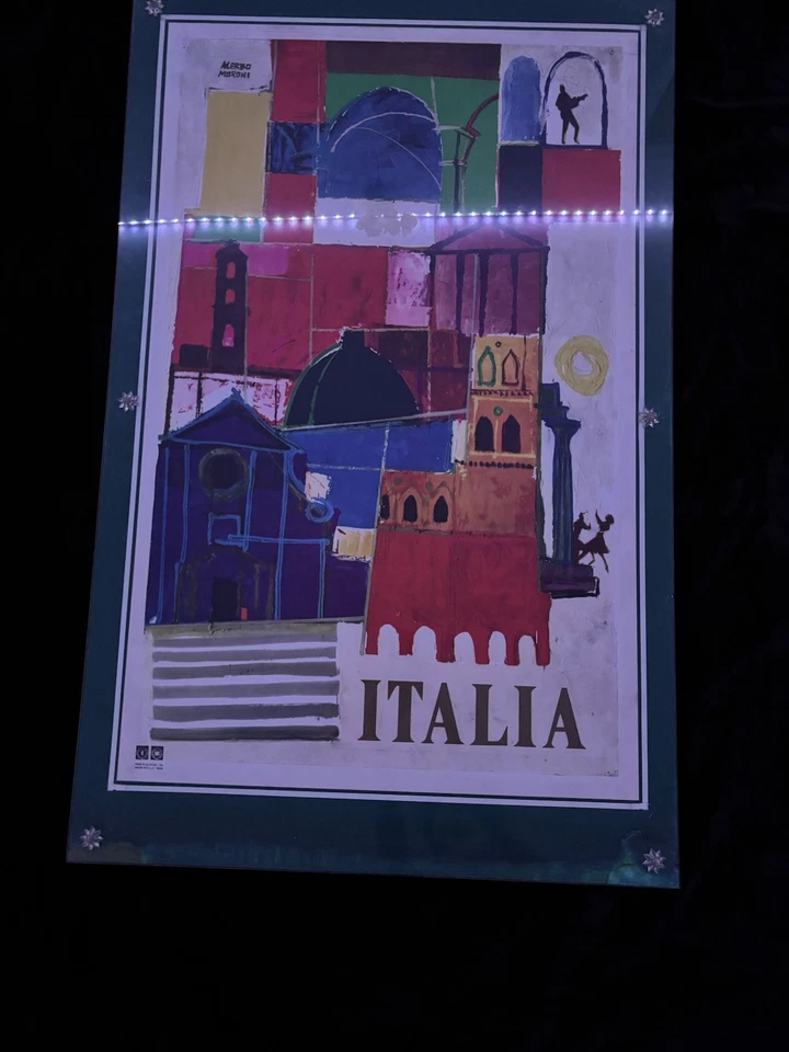 Póster publicitario de viaje original vintage Italia ENIT Moroni mediados de siglo moderno Foto 2 de 4