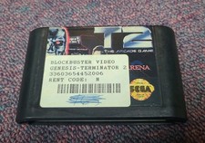 Terminator T2 The Arcade Game Sega Genesis Blockbuster Video