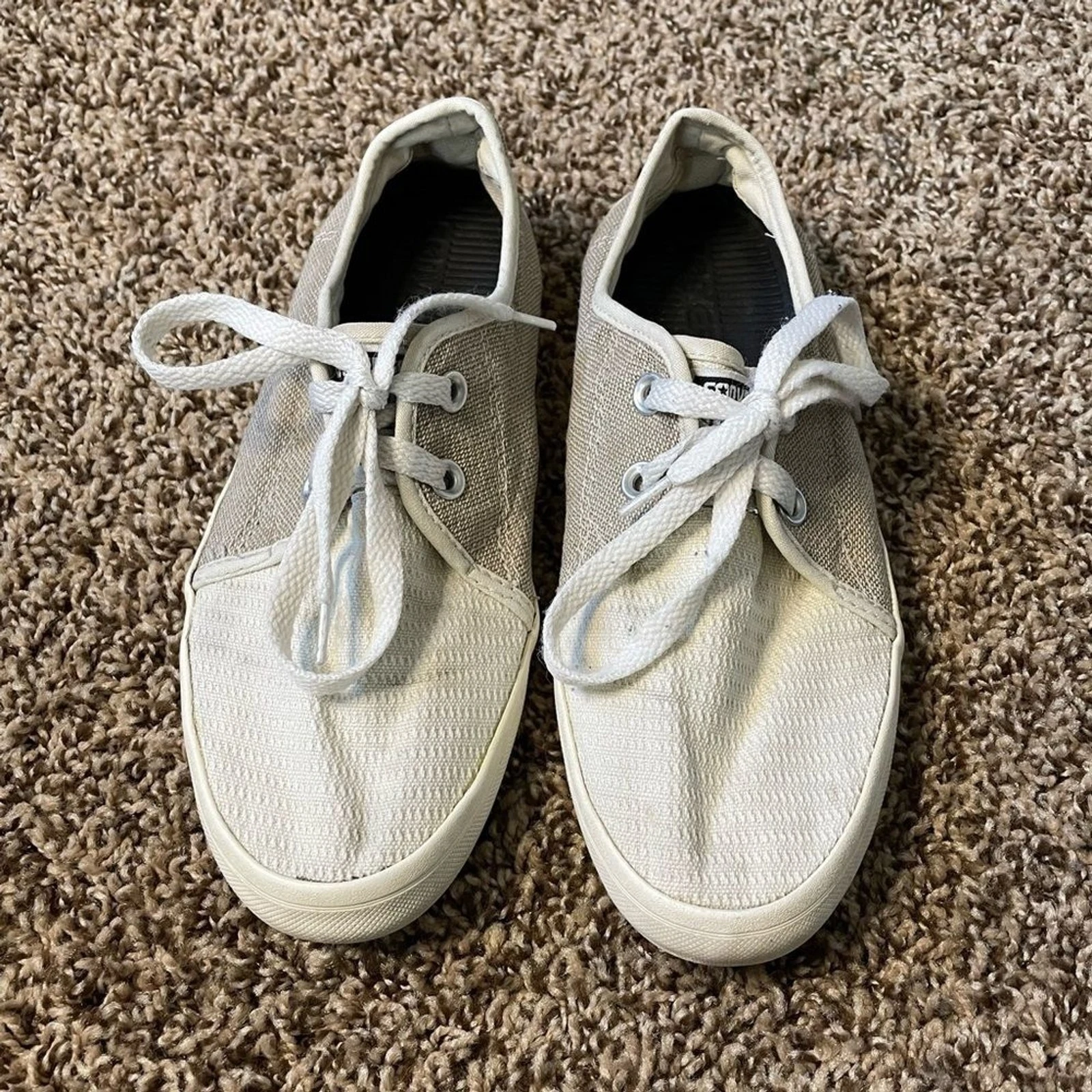 Sneakers Converse marrone e crema taglia 6