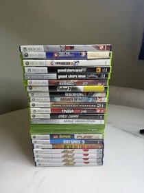 Microsoft Xbox 360 E Console Bundle Lot 4GB Model 1538 Tested & Working 22 Games