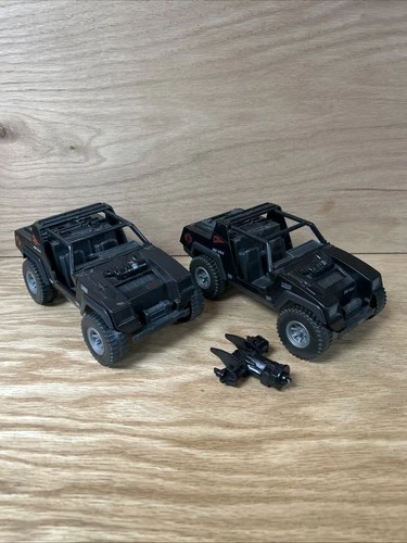 1984 GI Joe ARAH Cobra Stinger Shells, Set Of 2 And Missile Rack With Broken Tab