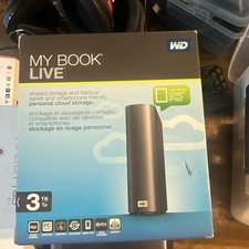 WD My Book Live 3TB NAS Personal Cloud Media Streaming Time Machine Gigabit
