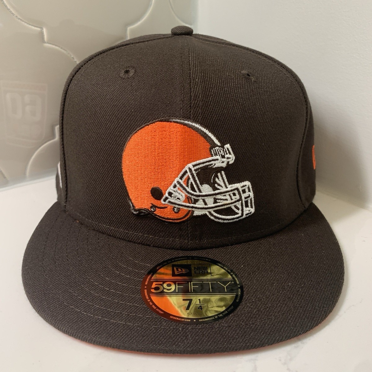 New Era Cleveland Browns 59FIFTY 60th Anniversary Brown Fitted Hat