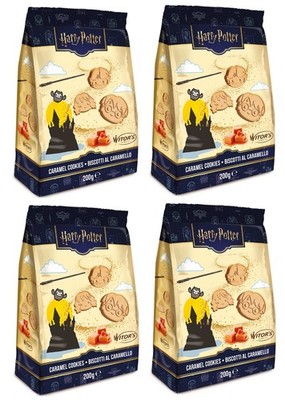 4 Packungen Witors Harry Potter Biscuits Caramel a 200 G Harry Potter Kekse