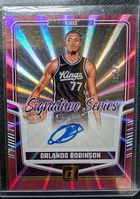Signature Series SSP 2024 Orlando Robinson /20 Autograph Sacramento Kings Prizm