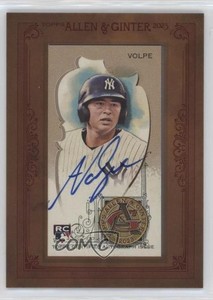 2023 Topps Allen & Ginter Framed Mini Auto Anthony Volpe #MA-AV Rookie Auto RC