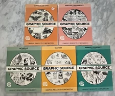 Graphic Source Clip Art Book Lot of 5 Books Holidays  Animals Wildlife Ornaments