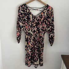 FARM Rio Avia V Neck Dress Printed XS Petite