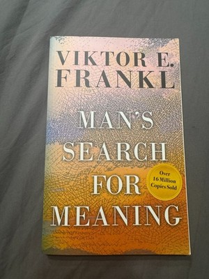 Man s Search for Meaning by Viktor E. Frankl   Paperback   Beacon Press Edition