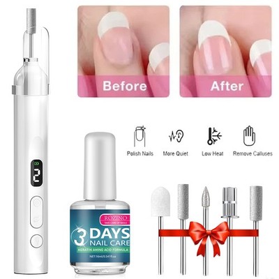 Professional Electric Nail File Drill Manicure Pedicure Tools & 16ml Nail Polish
