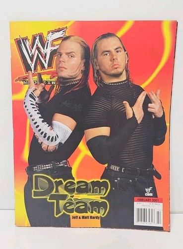 WWF Magazine February 2001 Hardy Boyz Dream Jeff Hardy Matt Hardy WWE W wwf-magazine-february-2001-hardy-boyz-dream-jeff-hardy-matt-hardy-wwe-w