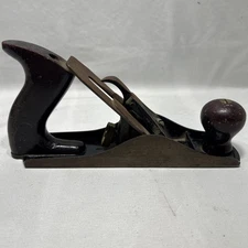 Vintage Stanley Smooth Bottom Bench Plane Woodworking Hand Tool USA