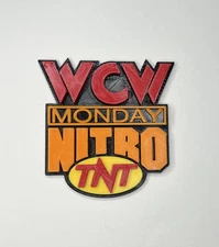 Wcw Monday Nitro Diorama logo 3d printed  custom part Multi Color