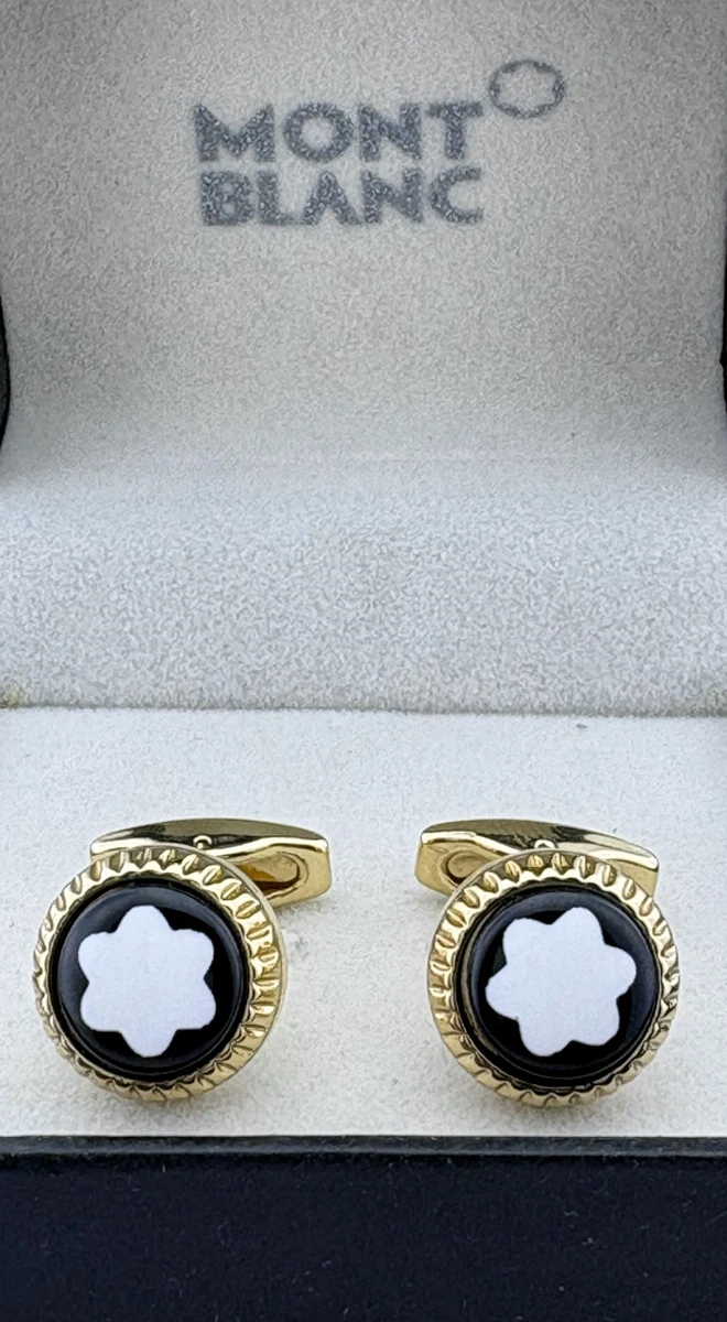 Montblanc Gold Cufflinks for Men for sale - eBay