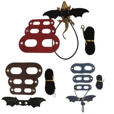 Adjustable Lizard Leash Reptile Leash Bearded Dragon Traction Rope with Wings