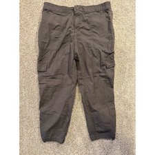 Sanctuary Social Stand Cargo Pants Womens XXL Gray Drawstring Ankle 