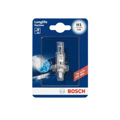 Glühlampe Halogen BOSCH H1 Longlife Daytime 12V, 55W, 1 Stück [C]