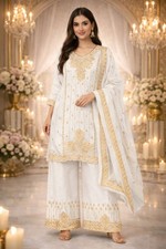 Designer Pakistani Bollywood Salwar Kameez Indian Party Wear Palazzo Suit Dress