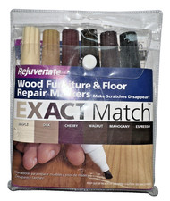 Rejuvenate Exact Match Wood Furniture Floor Repair Markers 36093 6 Pack