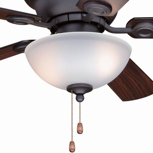 VAXCEL Expo 42 in. Bronze Indoor Flush Mount Ceiling Fan WITH LED Light Kit - Picture 11 of 11
