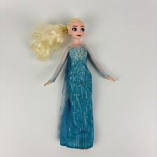 Disney Frozen Elsa Doll Blue Dress 2016 Hasbro Blonde Hair 12" Princess Toy Gift