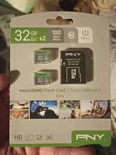 PNY 32GB X2 Elite UHS-I microSDHC Memory Cards
