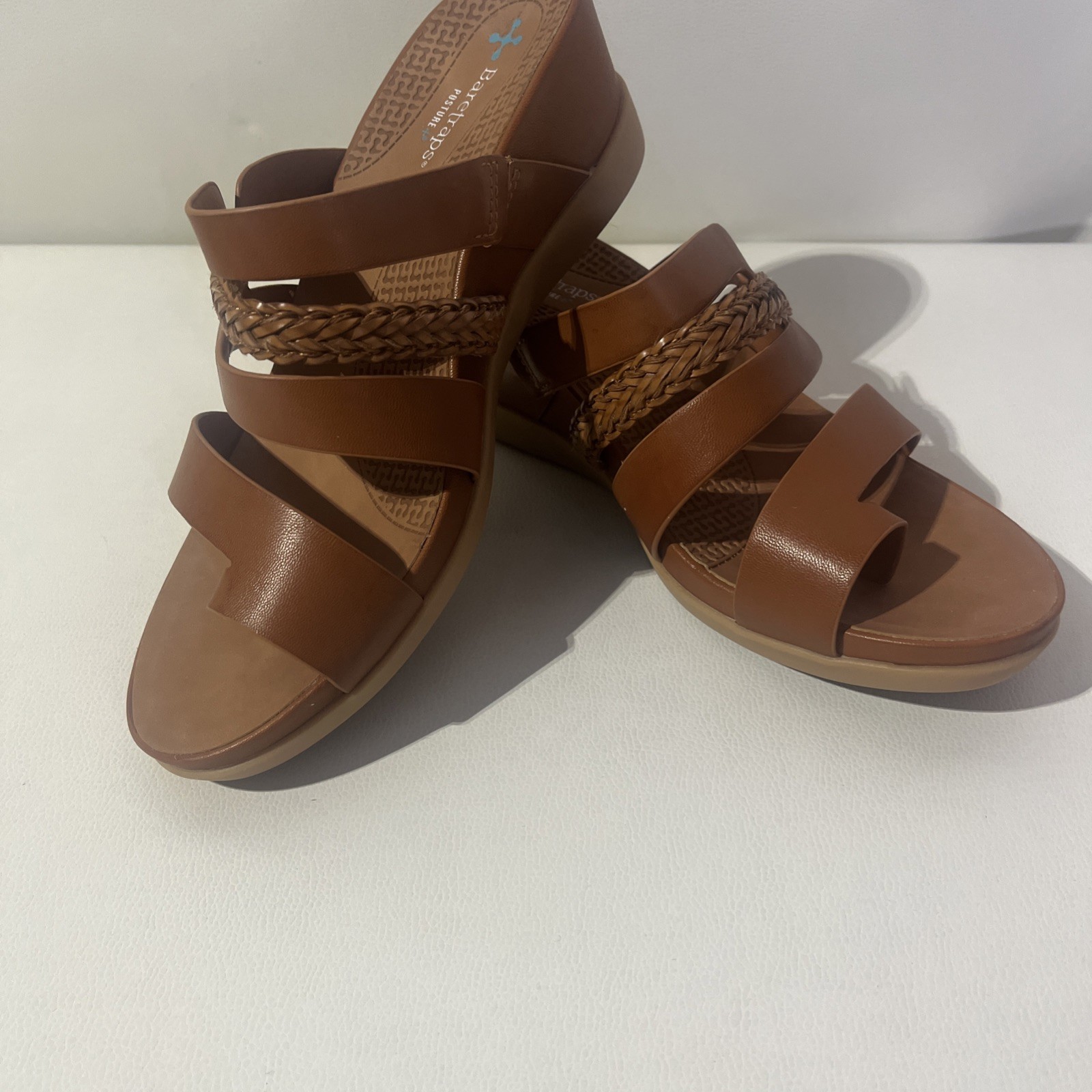 APL Baretraps Posture Plus Sandali Pelle Slip Antiscivolo Comfort Ortopedici Taglia 8