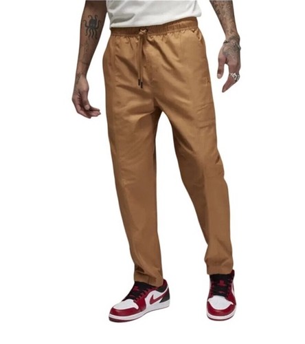 Nike Men's Jordan Essentials Woven Pants FN4539-Legend Brown-Medium-New $75