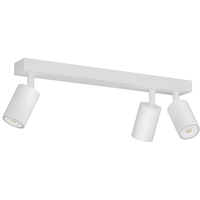 Led Deckenleuchte 3-Flammig Strahler Weiß GU10 Schiene Schwenkbar 39Cm 50W