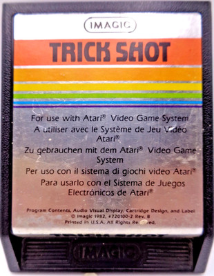 ATARI VCS 2600 -- TRICK SHOT (IMAGIC)