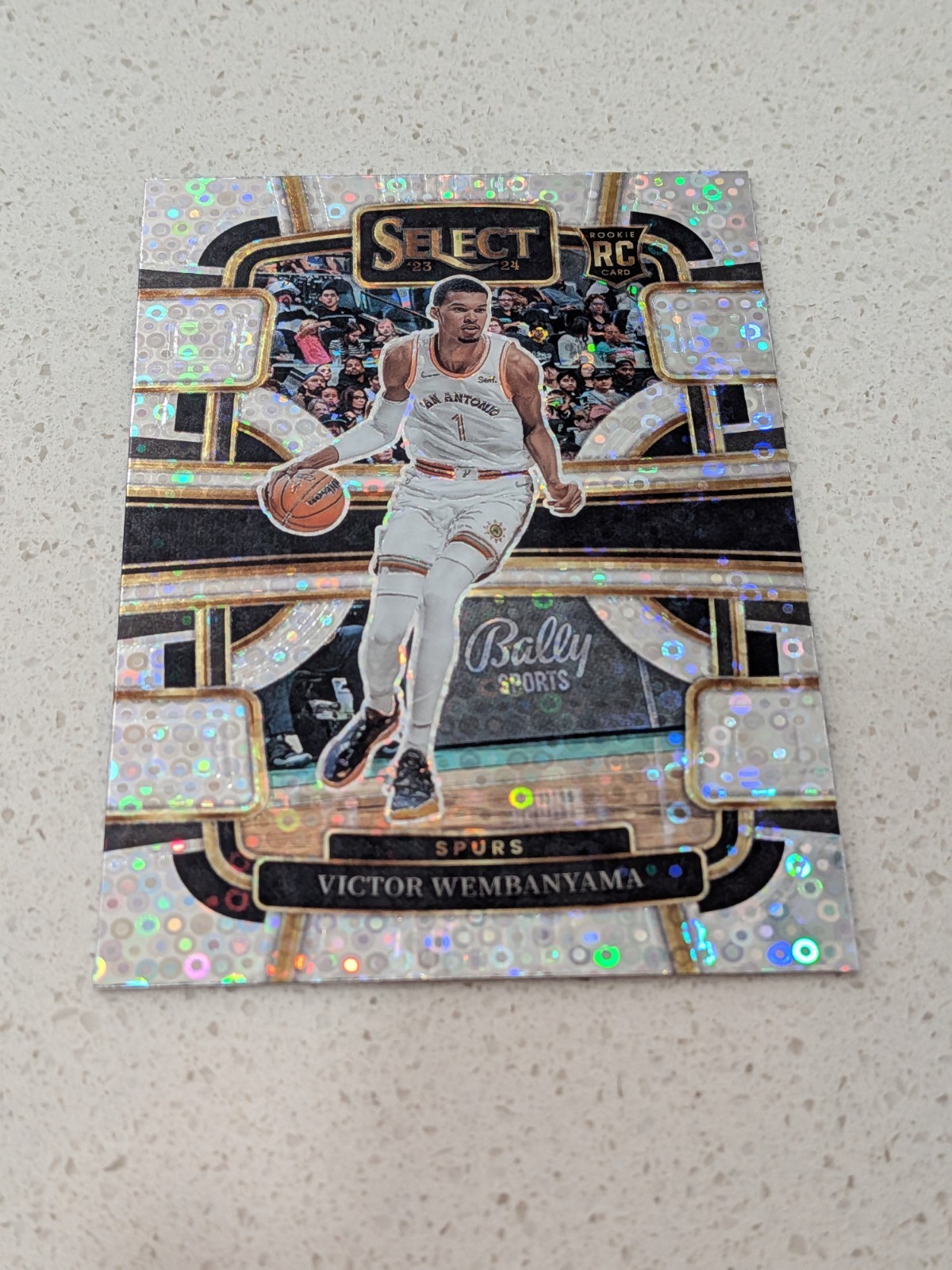 2023-24 Panini Select - Concourse Victor Wembanyama #87 Disco Prizm (RC)