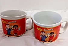 Campbells Kids Soup 100 Year Anniversary 1942 1956 Soup Mug Military Sock Hop