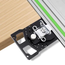 Adjustable Track Saw Square for -60° to 60° Angle Cuts, Compatible with, Powe...