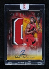 2024-25 Panini Origins Rookie Jersey Gold /10 Jonathan Mogbo #RJA-JMR Auto 07rd