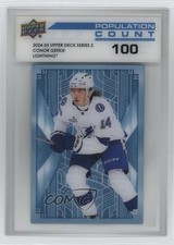 2024-25 Upper Deck Series 2 Population Count 100 /100 Conor Geekie #PC-48 1q2