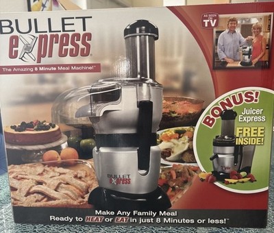 Bullet Express 8 Minute Meal Machine NEW Factory Sealed Contents NOS Complete