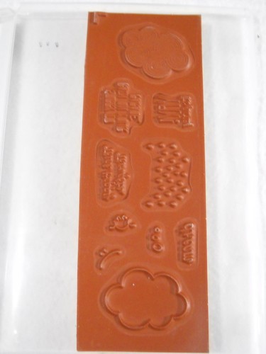 Stampin Up Think Happy Rubber Stamp Set of 10 unmounted Stamps #133970 F5 - Picture 4 of 5