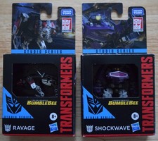 Transformers Bumblebee Studio Series Ravage and Shockwave