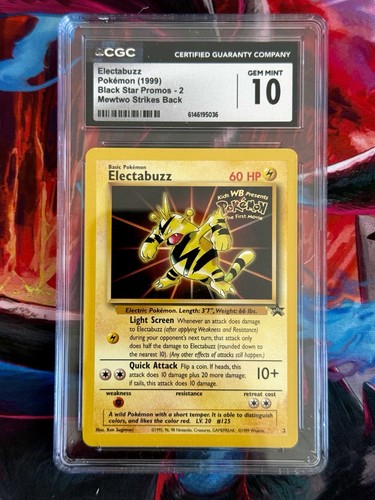 Electabuzz graded CGC 10 for sale on eBay
