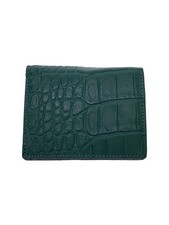RODANIA Bi-fold Wallet Leather GRN Animal Men's