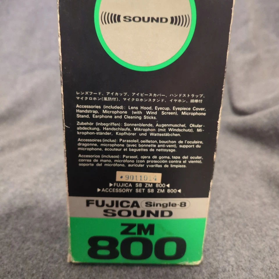 Cámara fotográfica macro Fujica única 8 sonidos ZM800 8-64 sonido de cine retro terror Foto 4 de 4
