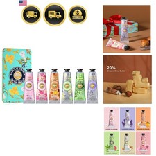 20 Shea Butter Hand Cream Gift Set, 6 x 1oz Travel Size