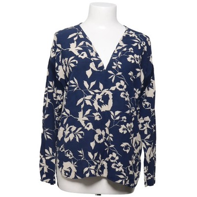 Custommade, Bluse, Größe: 38, Blau/Weiß/Mehrfarbig, Viskose, Blumen, Damen #7Wt