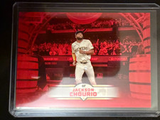 Jackson Chourio 2025 Stadium Club Red Foil #138 - Milwaukee Brewers