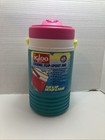 Vintage Teal Fuchsia 90’s Igloo Legend Flip Spout Jug 1/2 Half Gallon Pitcher