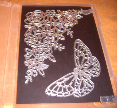 Stampin' Up!  SPRING TIME BUTTERFLY/ ROSE BUSH  THINLITS  DIE ONLY  NEW 2 PCS